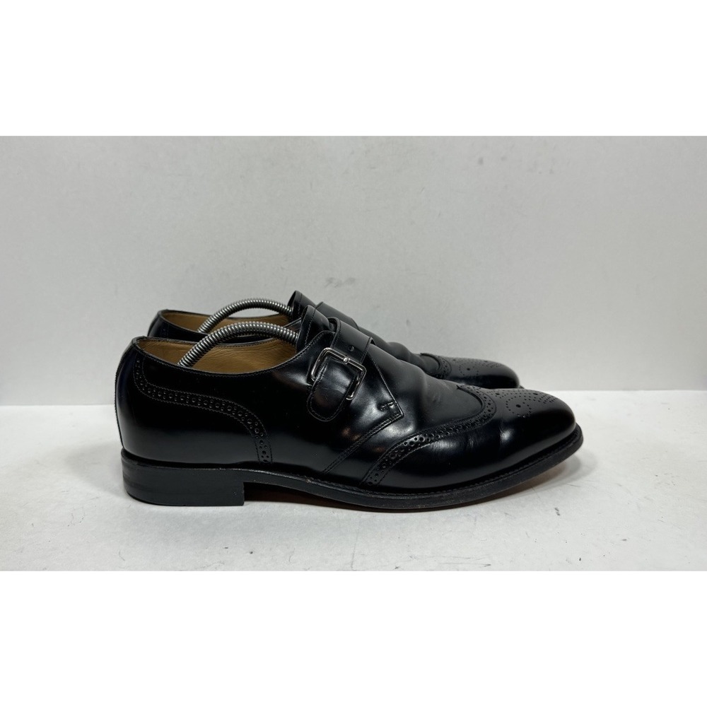 Charles Tyrwhitt Compton Black Monk-Strap Dress Shoes UK 10.5 / Men's Sz 11.5 US